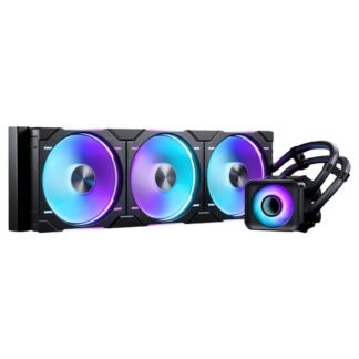 Phanteks Glacier One 420D30 DRGB AIO Liquid CPU Cooler with X2 Cap Black
