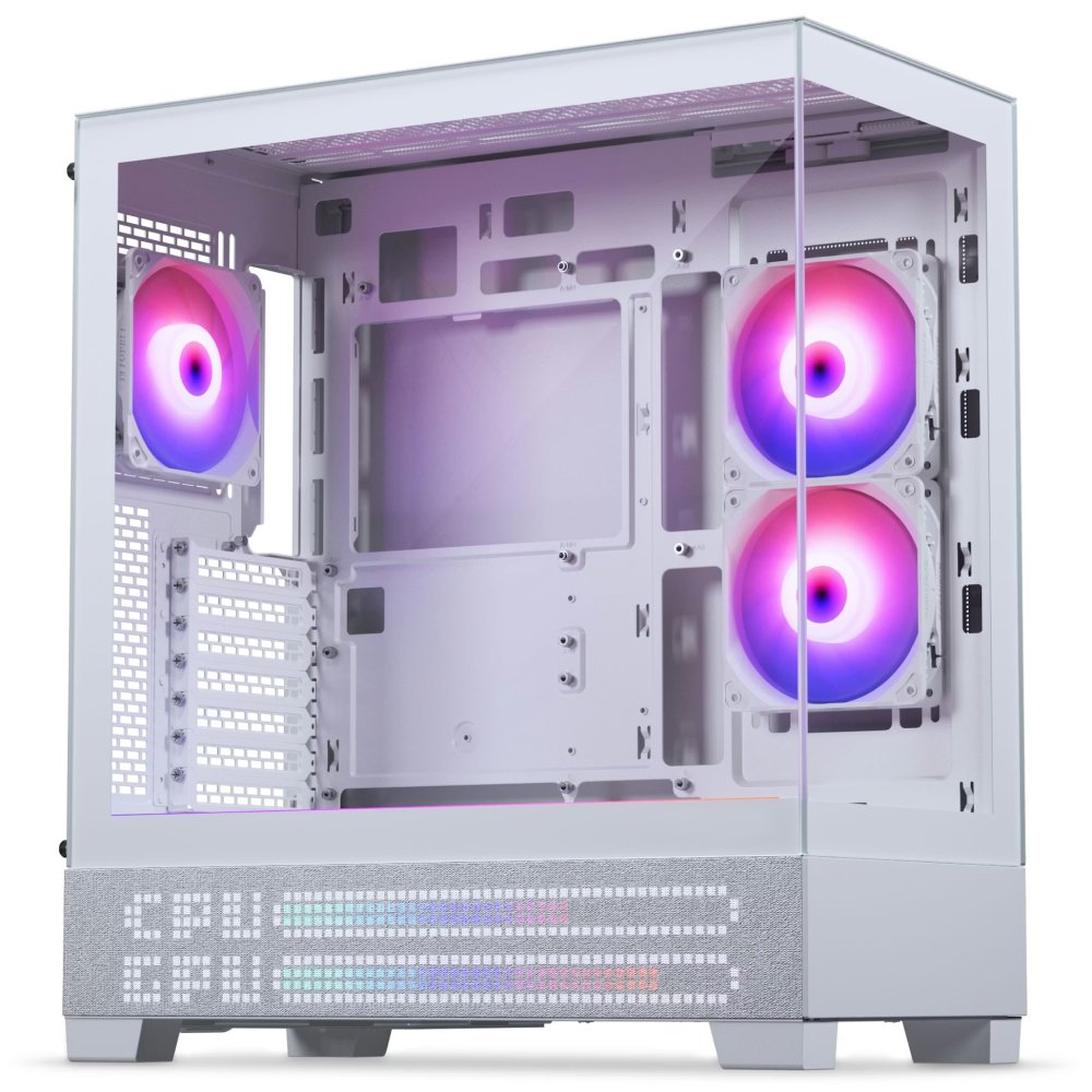 Phanteks XT View LED Matrix TG DRGB ATX Case Grey White