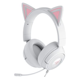 Razer Kraken Kitty V3 X Wired Headset with Kitty Ears White
