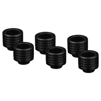 Thermal Grizzly DeltaMate Fitting HT16 Black 6 Pack