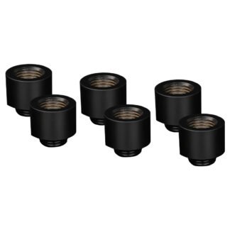 Thermal Grizzly DeltaMate Fitting MF14 Black 6 Pack