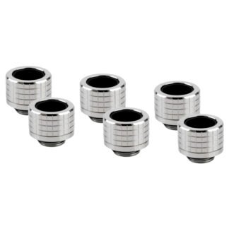 Thermal Grizzly DeltaMate Fitting HT14 Gloss Nickel 6 Pack